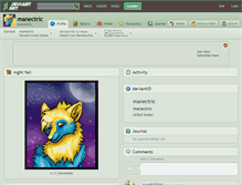 Tablet Screenshot of manectric.deviantart.com