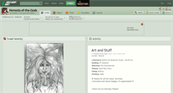 Desktop Screenshot of nemesis-of-the-gods.deviantart.com