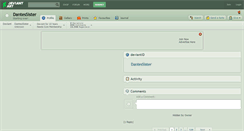 Desktop Screenshot of dantessister.deviantart.com
