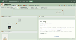 Desktop Screenshot of funky-p3t3.deviantart.com