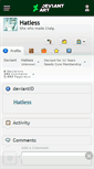 Mobile Screenshot of hatless.deviantart.com