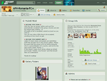Tablet Screenshot of aph-romania-fc.deviantart.com