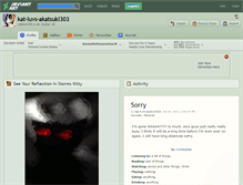 Tablet Screenshot of kat-luvs-akatsuki303.deviantart.com