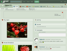 Tablet Screenshot of katze113.deviantart.com