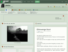 Tablet Screenshot of labalve.deviantart.com