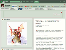 Tablet Screenshot of ameban.deviantart.com