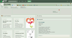 Desktop Screenshot of elvin-knight.deviantart.com