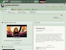 Tablet Screenshot of lordofawesomeness.deviantart.com