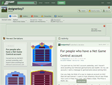 Tablet Screenshot of designerboy7.deviantart.com