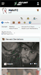 Mobile Screenshot of make92.deviantart.com