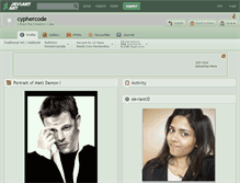 Tablet Screenshot of cyphercode.deviantart.com