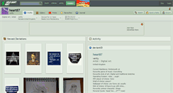 Desktop Screenshot of heart87.deviantart.com