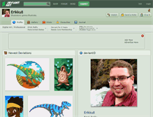 Tablet Screenshot of erikku8.deviantart.com