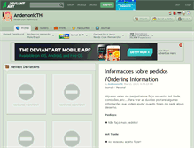 Tablet Screenshot of andersonicth.deviantart.com