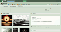 Desktop Screenshot of bronze.deviantart.com