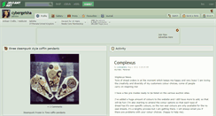 Desktop Screenshot of cybergeisha.deviantart.com
