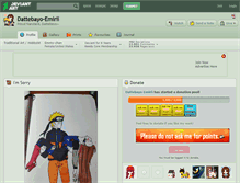 Tablet Screenshot of dattebayo-emirii.deviantart.com
