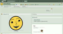 Desktop Screenshot of imbeautifulplz.deviantart.com