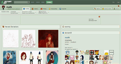 Desktop Screenshot of mutik.deviantart.com