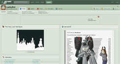 Desktop Screenshot of luckyikoi.deviantart.com