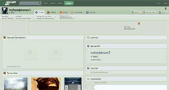 Desktop Screenshot of myheadphones.deviantart.com