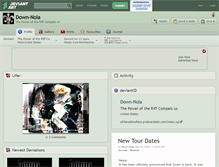 Tablet Screenshot of down-nola.deviantart.com