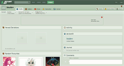 Desktop Screenshot of boulew.deviantart.com