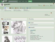 Tablet Screenshot of ouran2007.deviantart.com