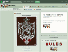 Tablet Screenshot of ink-fans.deviantart.com