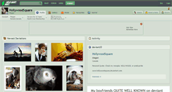 Desktop Screenshot of hollywoodsquare.deviantart.com