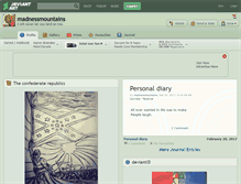 Tablet Screenshot of madnessmountains.deviantart.com