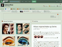 Tablet Screenshot of katelynnrose.deviantart.com