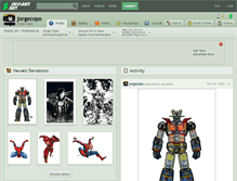 Tablet Screenshot of jorgecopo.deviantart.com