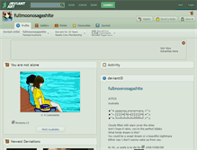 Tablet Screenshot of fullmoonosagashite.deviantart.com