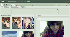 Desktop Screenshot of curses-x.deviantart.com
