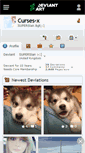 Mobile Screenshot of curses-x.deviantart.com