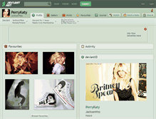 Tablet Screenshot of perrykaty.deviantart.com