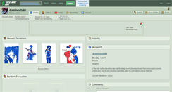 Desktop Screenshot of dominoxtobi.deviantart.com