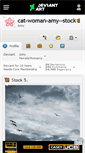 Mobile Screenshot of cat-woman-amy--stock.deviantart.com