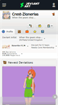 Mobile Screenshot of crest-zionerias.deviantart.com