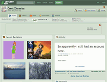 Tablet Screenshot of crest-zionerias.deviantart.com