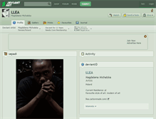Tablet Screenshot of llea.deviantart.com
