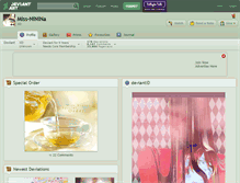 Tablet Screenshot of miss-ninina.deviantart.com