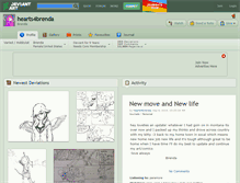 Tablet Screenshot of hearts4brenda.deviantart.com