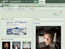Tablet Screenshot of mrsark.deviantart.com