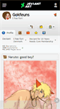 Mobile Screenshot of gokfeuns.deviantart.com