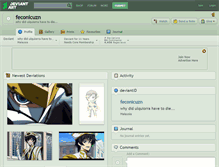 Tablet Screenshot of feconicuzn.deviantart.com
