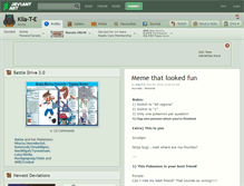 Tablet Screenshot of kila-t-e.deviantart.com