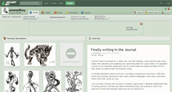 Desktop Screenshot of emeraldfury.deviantart.com