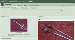Desktop Screenshot of licataknives.deviantart.com